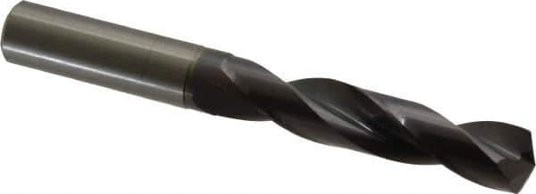 Guhring - 5/8" 140° Solid Carbide Jobber Drill - FIREX Finish, Right Hand Cut, Spiral Flute, Straight Shank, 133mm OAL, SU Point - Exact Tool & Supply