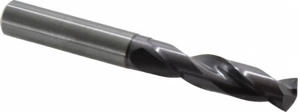 Guhring - 0.4606" 140° Spiral Flute Solid Carbide Screw Machine Drill Bit - Exact Tool & Supply