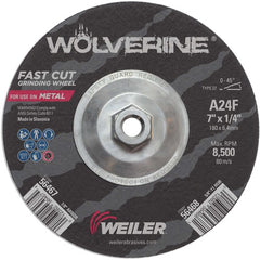 7X1/4 TYPE 27 GRINDING WHEEL A24R - Exact Tool & Supply