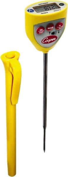 Cooper - -40 to 450°F, Wide Range Flat Head Design Thermometer - Exact Tool & Supply