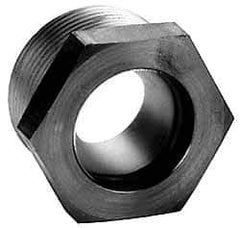 LDI Industries - 9/16" Sight Diam, 1/2" Thread, 0.78" OAL, High Pressure Fused Pipe Thread, Open View Sight Glass & Flow Sight - 15/16" Head, 1,750 Max psi, 1/2-14 Thread - Exact Tool & Supply