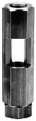 LDI Industries - 1/8" Thread, 3-11/32" OAL, Inline Sight Glass & Flow Sight - 435 Max psi, 1/8-27 Thread - Exact Tool & Supply