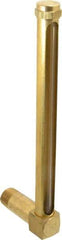 LDI Industries - 7-1/2 Inch Long Sight, 1/2 Inch Thread Size, Buna-N Seal Long Elbow, Vented Oil-Level Indicators and Gauge - 8-11/16 Inch Length to Center of Base - Exact Tool & Supply