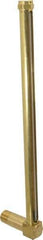 LDI Industries - 12-1/2 Inch Long Sight, 1/2 Inch Thread Size, Buna-N Seal Long Elbow, Vented Oil-Level Indicators and Gauge - 13-11/16 Inch Length to Center of Base - Exact Tool & Supply