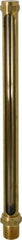 LDI Industries - 9-1/2 Inch Long Sight, 1/2 Inch Thread Size, Buna-N Seal Straight to Male Thread, Vented Oil-Level Indicators and Gauge - Exact Tool & Supply