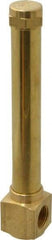 LDI Industries - 4-1/4 Inch Long Sight, 3/8 Inch Thread Size, Buna-N Seal Elbow to Female Thread, Vented Oil-Level Indicators and Gauge - 5-3/4 Inch Length to Center of Base - Exact Tool & Supply