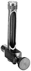 LDI Industries - 7-1/2 Inch Long Sight, 3/8 Inch Thread Size, Buna-N Seal Short Elbow With Drain, Vented Oil-Level Indicators and Gauge - 8-11/16 Inch Length to Center of Base - Exact Tool & Supply