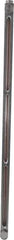 LDI Industries - 1/2-14 Thread, 22-1/2 Inch Sight Length, Closed Circuit Liquid Level Sight Gauge with Needle Valves, Pipe Adapters - 24 Inch Length to Center of Base, 25-5/8 Inch Overall Length, Buna-N Seal - Exact Tool & Supply