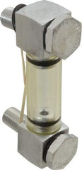 LDI Industries - 1/2-20 Thread, 1-9/32 Inch Sight Length, 125 Max psi, Closed Circuit Liquid Level Rigid Plastic Sight Gauge - 3 Inch Length to Center of Base, Buna-N Seal, 70° Working Temp, 225°F Max - Exact Tool & Supply