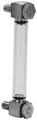 LDI Industries - 1/2-20 Thread, 10-9/32 Inch Sight Length, 125 Max psi, Closed Circuit Liquid Level Rigid Plastic Sight Gauge - 12 Inch Length to Center of Base, Buna-N Seal, 70° Working Temp, 225°F Max - Exact Tool & Supply