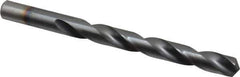 Chicago-Latrobe - 29/64" 135° High Speed Steel Jobber Drill - TiCN Finish, Right Hand Cut, Spiral Flute, Straight Shank, 5-5/8" OAL, Split Point - Exact Tool & Supply