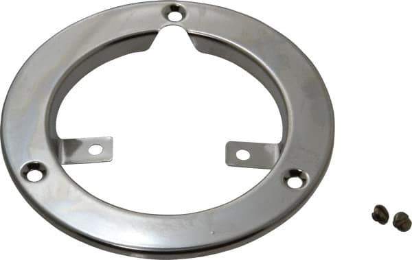 Ashcroft - 1/4 Thread, Stainless Steel Case Material, Front Flange Pressure Gauge Mounting Kit - 1% Accuracy, 316 Material Grade - Exact Tool & Supply