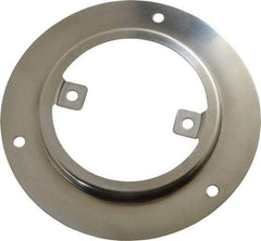 Ashcroft - 1/4 Thread, 3-1/2 Dial Diameter, Stainless Steel Case Material, Wall Flange Pressure Gauge Mounting Kit - 1% Accuracy, 316 Material Grade - Exact Tool & Supply