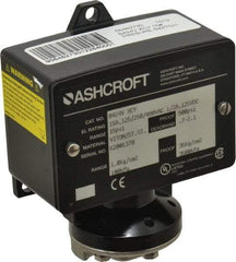 Ashcroft - 3 to 15 psi Adjustable Range, 500 Max psi, Watertight Single Setpoint - 1/4 Thread - Exact Tool & Supply