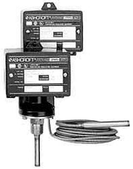 Ashcroft - 75 to 205°F, Watertight Single Setpoint Temp Switch - 10 Ft. Capillary - Exact Tool & Supply