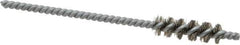 Schaefer Brush - 1/8 Inch Inside Diameter, 5/16 Inch Actual Brush Diameter, Stainless Steel, Power Fitting and Cleaning Brush - 1/8 Shank Diameter, 3-5/8 Inch Long, Twisted Wire Stem, 1/4 Inch Refrigeration Outside Diameter - Exact Tool & Supply