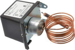 Made in USA - 150 to 650°F, General Service Temp Switch - 25 Resolution, 3/8 x 3-5/8 Bulb - Exact Tool & Supply