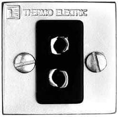 Thermo Electric - Thermocouple Probe Connector Panel, BX Calibration - 2 Pin, 6 Circuit - Exact Tool & Supply