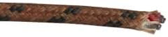 Thermo Electric - Thermocouple Probe Wire, J Calibration - Fiberglass (G), 20 Wire Gauge - Exact Tool & Supply