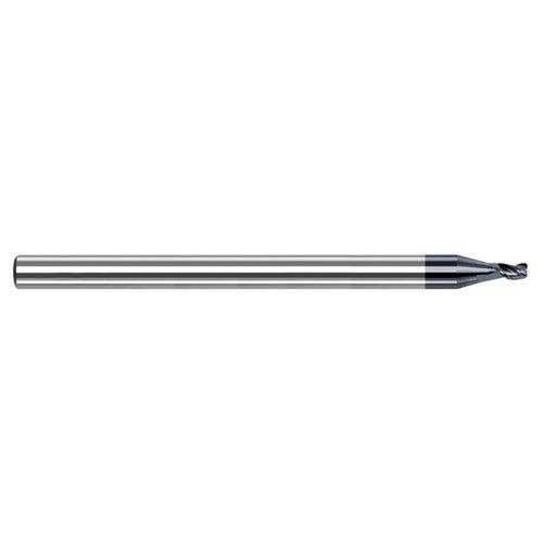 Dovetail Cutters - 0.1760″ Cutter Diameter × 0.0310″ (1/32″) Radius × 0.2100″ Length of Cut Carbide O-Ring Slotting End Mill, 3 Flutes, AlTiN Coated - Exact Tool & Supply