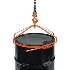 Wesco Industrial Products - 700 Lb Load Capacity, 55 Gal Drum Lifter - 23-1/2" Wide x 12-1/2" High, Steel Wheels - Exact Tool & Supply