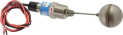Thomas Products Ltd. - 1" Thread, 900 Max psi, 300°F Max, Liquid Level Side Mounted Float Switches - SST Stem - Exact Tool & Supply