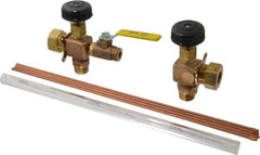 Conbraco - 400 psi Working Pressure, 250 Max psi, Bronze Liquid Level Gage Glass - 400°F Max Operating Temp, 3/4 Inch Thread, PTFE Seal - Exact Tool & Supply