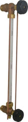 Conbraco - 400 psi Working Pressure, 200 Max psi, Bronze Liquid Level Gage Glass - 400°F Max Operating Temp, 3/4 Inch Thread, EPDM Seal - Exact Tool & Supply