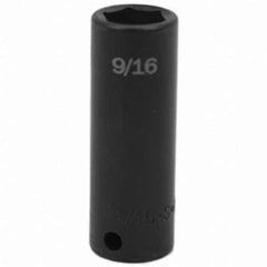 SK - Impact Socket - 3/8"DR 9/16" DEEP IMPACT SOCKET - Exact Tool & Supply