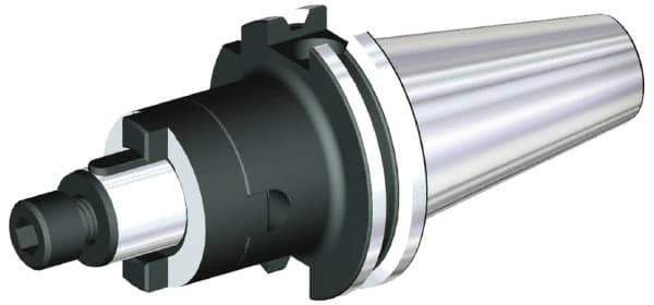 Kennametal - DV40 Taper Shank 32mm Pilot Diam Shell Mill Holder - 100mm Flange to Nose End Projection, 58mm Nose Diam, M16x2.0 Lock Screw, Through-Spindle Coolant - Exact Tool & Supply