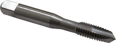 OSG - 3/8-16 UNC, 3 Flute, Bright Finish, Vanadium High Speed Steel Spiral Point Tap - Plug Chamfer, Right Hand Thread, 2-15/16" OAL, 1-1/4" Thread Length, 0.381" Shank Diam, 3B Class of Fit - Exact Tool & Supply