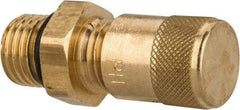 Parker - 500 Max psi, 1/4 Tube OD, Access Valve Assembly Access Valve - Brass - Exact Tool & Supply