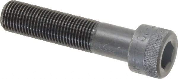 Made in USA - 1/2-20 UNF Hex Socket Drive, Socket Cap Screw - Alloy Steel, Black Oxide Finish, Partially Threaded, 2-1/4" Length Under Head - Exact Tool & Supply