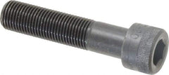 Made in USA - 1/2-20 UNF Hex Socket Drive, Socket Cap Screw - Alloy Steel, Black Oxide Finish, Partially Threaded, 2-1/4" Length Under Head - Exact Tool & Supply