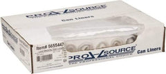 PRO-SOURCE - 0.8 mil Thick, Household/Office Trash Bags - 43" Wide x 48" High, Clear - Exact Tool & Supply