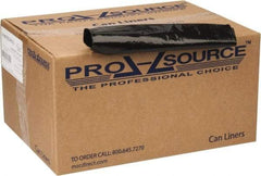 PRO-SOURCE - 2 mil Thick, Heavy-Duty Trash Bags - 40" Wide x 46" High, Black - Exact Tool & Supply