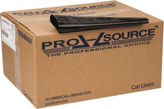 PRO-SOURCE - 1.65 mil Thick, Heavy-Duty Trash Bags - 38" Wide x 58" High, Black - Exact Tool & Supply