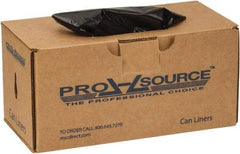 PRO-SOURCE - 1.35 mil Thick, Heavy-Duty Trash Bags - 33" Wide x 40" High, Black - Exact Tool & Supply