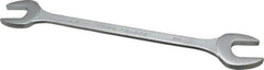 Proto - 13/16" x 7/8" Standard Extra Thin Open End Wrench - 10" OAL, Double End, Satin Finish, 15° Head Angle - Exact Tool & Supply