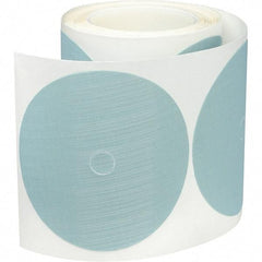 3M - 5" Diam, 10 Grit Trizact Aluminum Oxide Adhesive PSA Disc - Ultra Fine Grade, Blue, Polyester Backing, Flexible, Use with Random Orbital Sanders - Exact Tool & Supply
