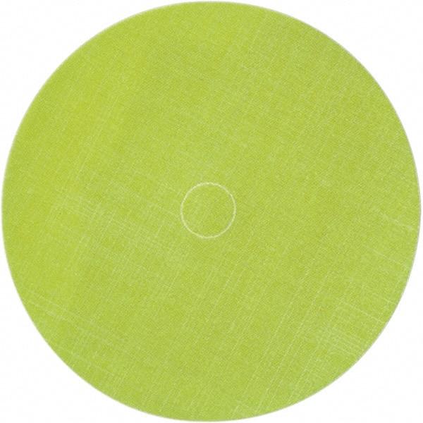 3M - 6" Diam, 35 Grit Trizact Aluminum Oxide Adhesive PSA Disc - Extra Fine Grade, Green, Polyester Backing, Flexible, Use with Random Orbital Sanders - Exact Tool & Supply