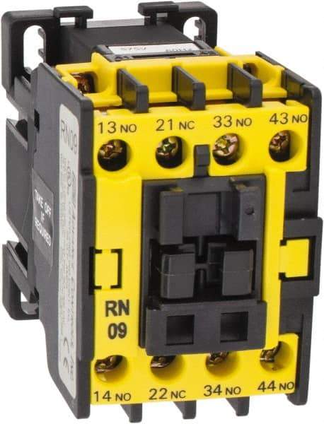 ACI - 4 Pole, 3NO/NC, 575 VAC Control Relay - 24 Amps, 600 VAC - Exact Tool & Supply
