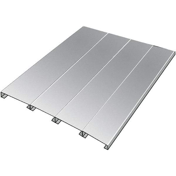 Hallowell - 96" Wide, Open Shelving Accessory/Component - Steel, 24" Deep, Use with Rivetwell Boltless Shelving - Exact Tool & Supply
