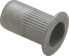 RivetKing - 0.13 to 0.225" Grip, Aluminum Standard Rivet Nut - Uncoated, Countersunk Head - Exact Tool & Supply