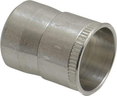 RivetKing - 3/8-16 UNC, Uncoated, Aluminum Knurled Rivet Nut Inserts - 0.594" to 0.599" Grip, 9/16" Drill Size - Exact Tool & Supply