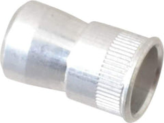 RivetKing - #6-32 UNC, Uncoated, Aluminum Knurled Rivet Nut Inserts - 0.234" to 0.239" Grip, 7/32" Drill Size - Exact Tool & Supply