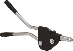 RivetKing - Straight Head Hand Riveter - 3/32 to 1/4" Rivet Capacity - Exact Tool & Supply