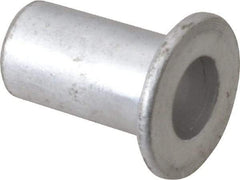 RivetKing - 5/16-18, 0.03 to 0.125" Grip, Aluminum Standard Rivet Nut - Uncoated, Drill Size Letter Z, Round Head - Exact Tool & Supply