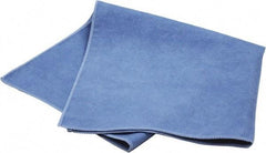 PRO-SOURCE - Reusable Microfiber Wipes - Packet, 16" x 16" Sheet Size, Blue - Exact Tool & Supply