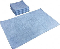 PRO-SOURCE - Reusable Microfiber Wipes - Packet, 16" x 27" Sheet Size, Blue - Exact Tool & Supply